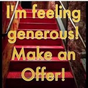 REASONABLE OFFERS ACCEPTED